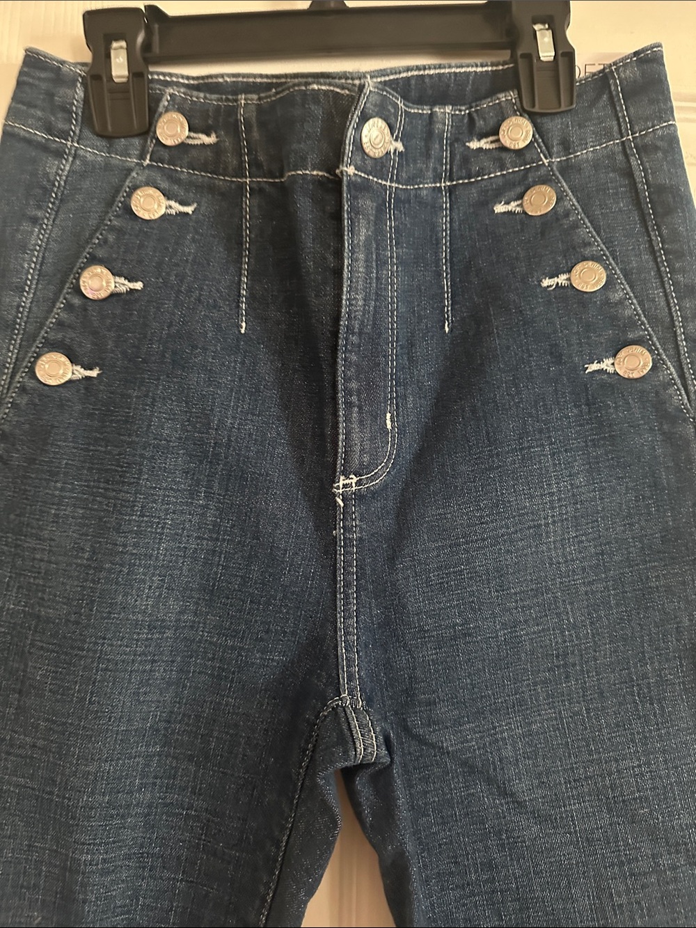 Loft High Rise Kick Crops - Picture 2 of 5
